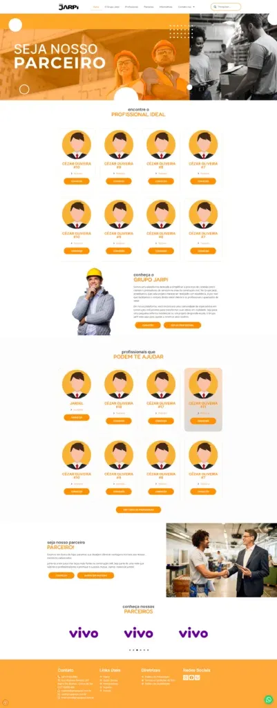 Site Institucional Grupo Jarpi — projeto Kode Studio